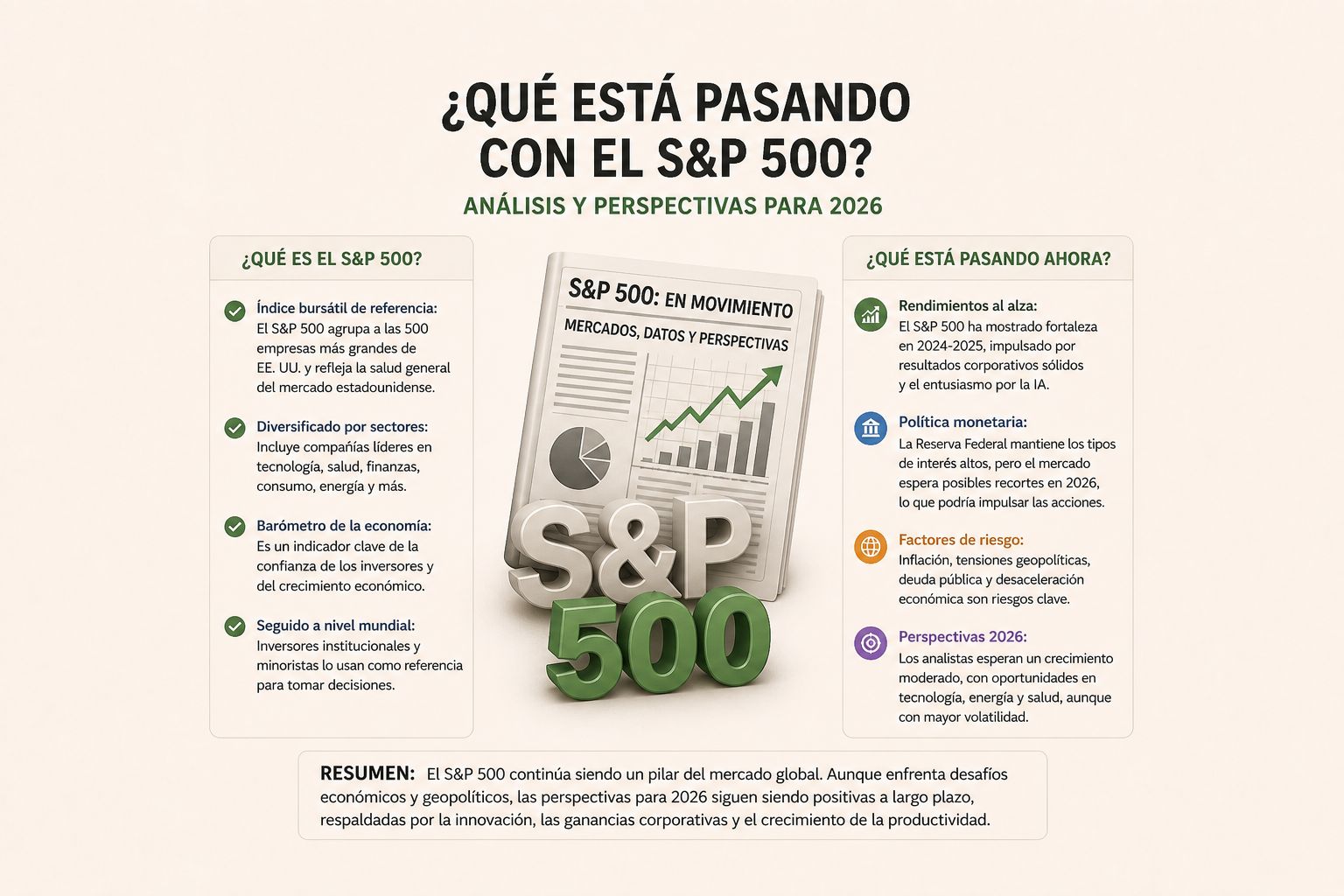 QUÉ ESTÁ PASANDO CON EL S&P 500