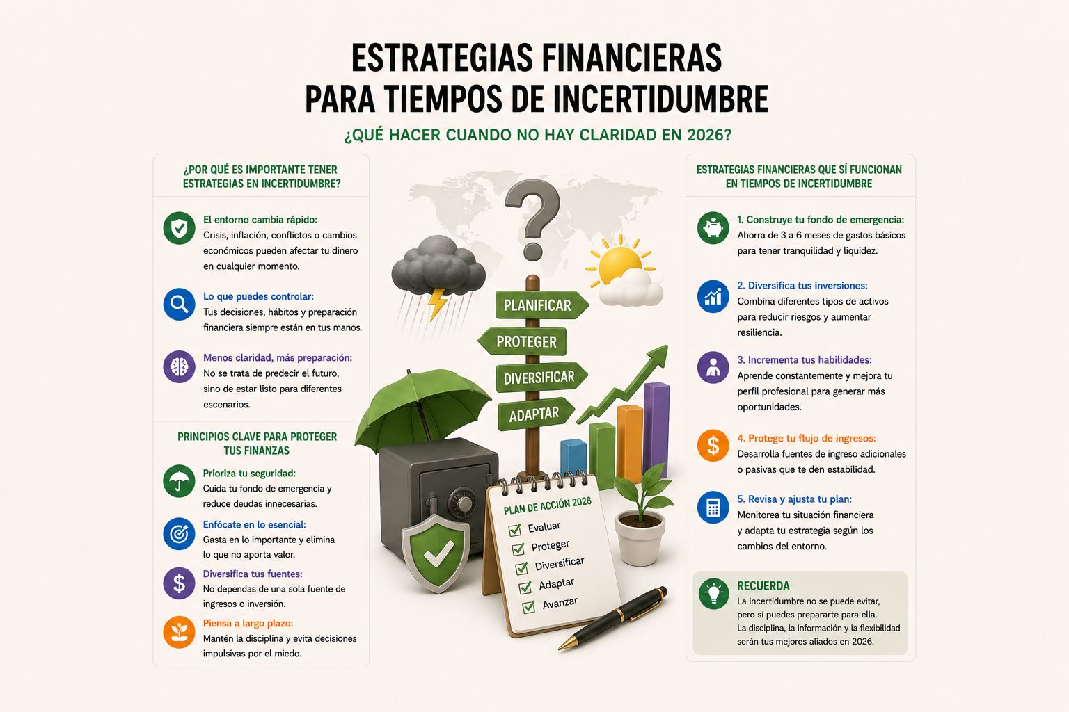ESTRATEGIAS FINANCIERAS PARA TIEMPOS DE INCERTIDUMBRE (Qué hacer cuando no hay claridad en 2026)