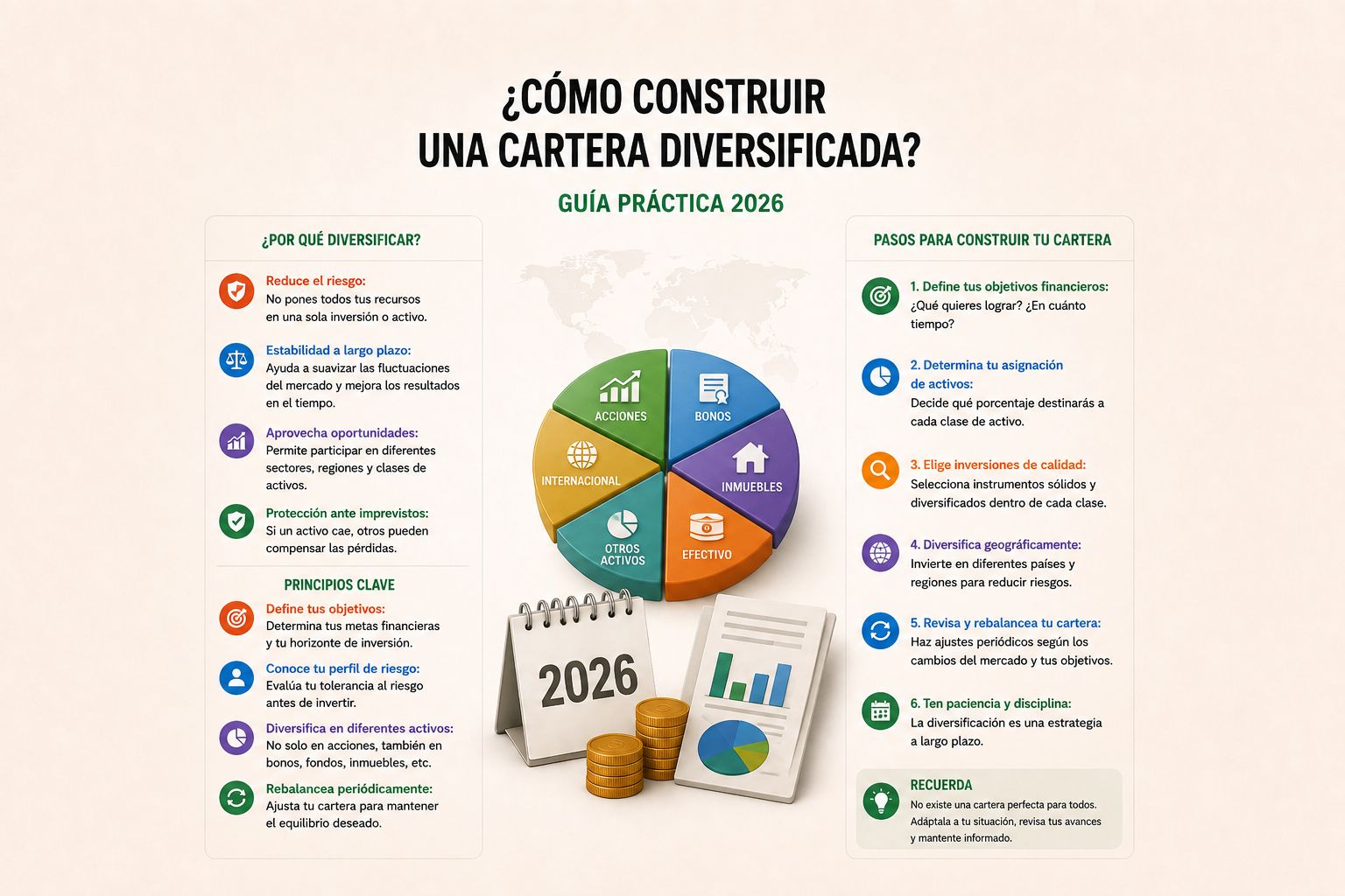 CÓMO CONSTRUIR UNA CARTERA DIVERSIFICADA