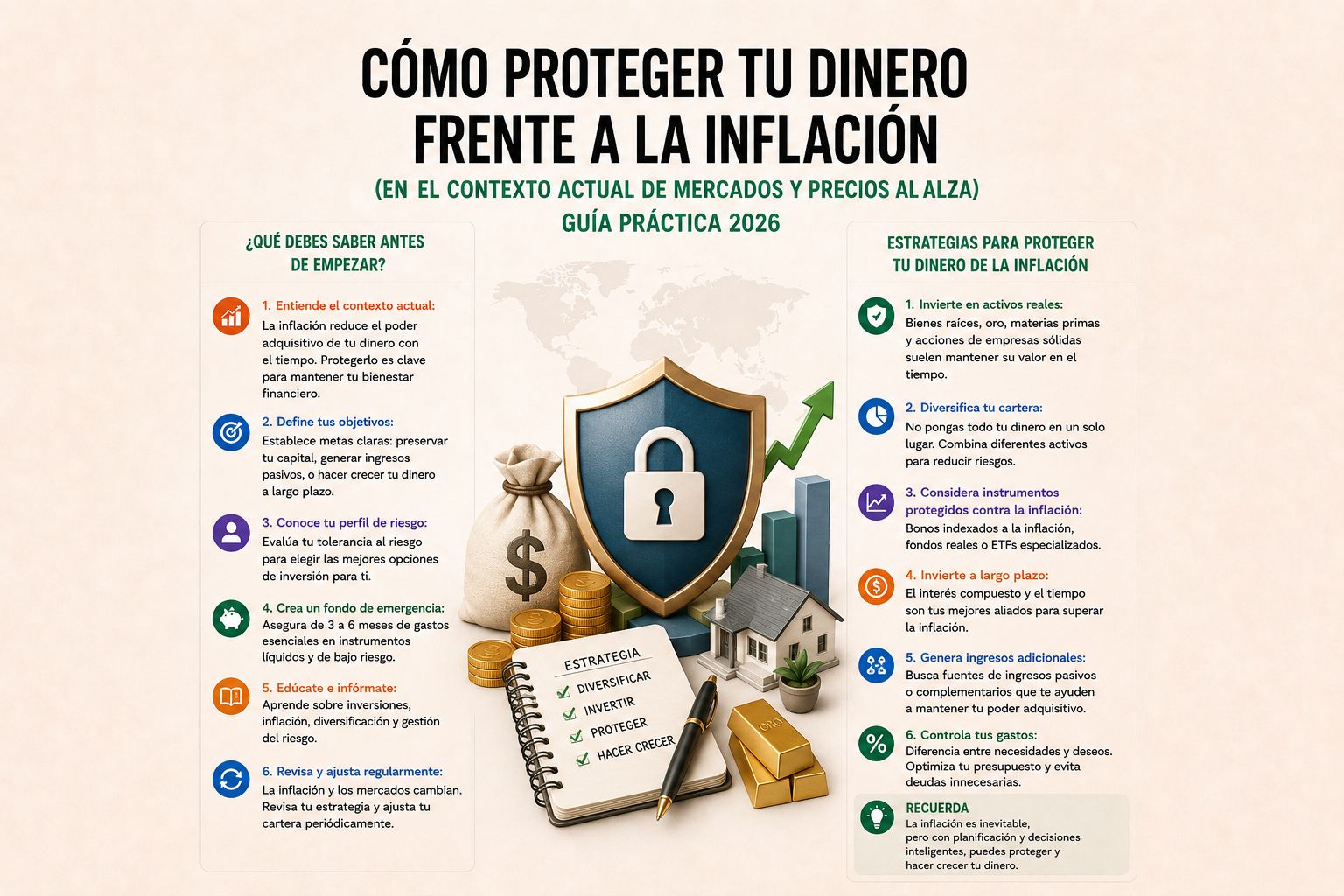 CÓMO PROTEGER TU DINERO FRENTE A LA INFLACCIÓN